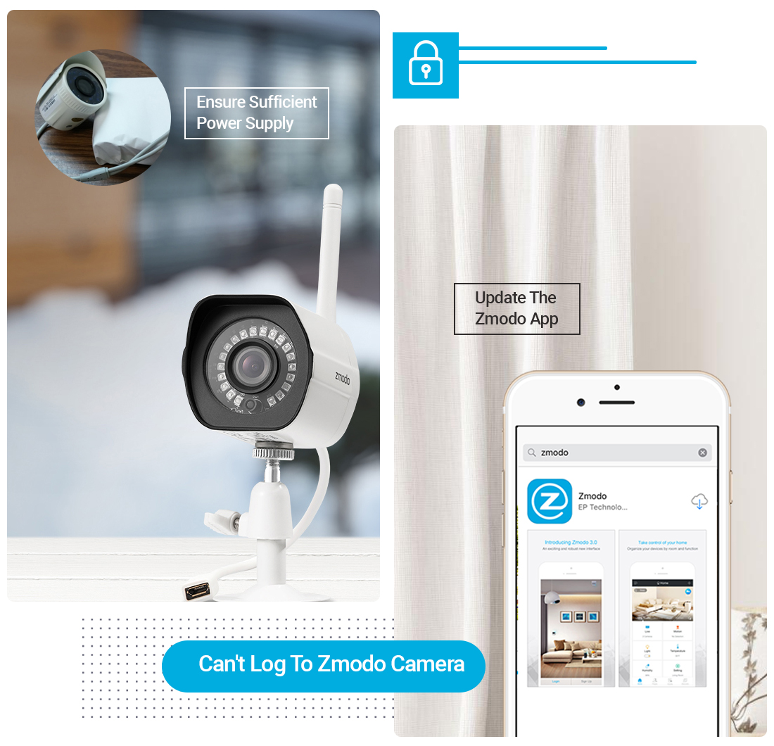 Can't Log In To The Zmodo Security Camera. How To Fix It